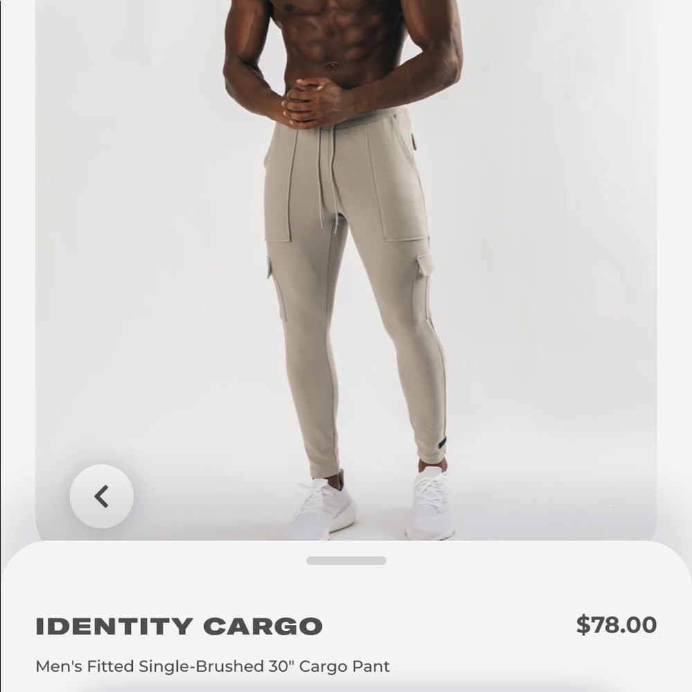 Mens Alphalete Identify Cargo Pants/Joggers